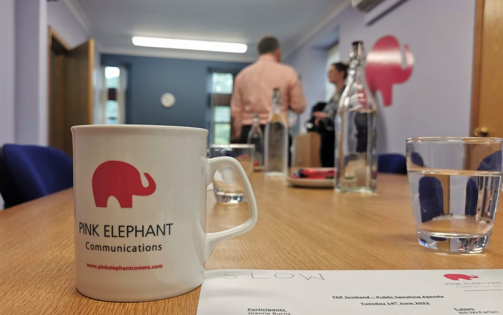 crisis communication plan, pink elephant communications training course