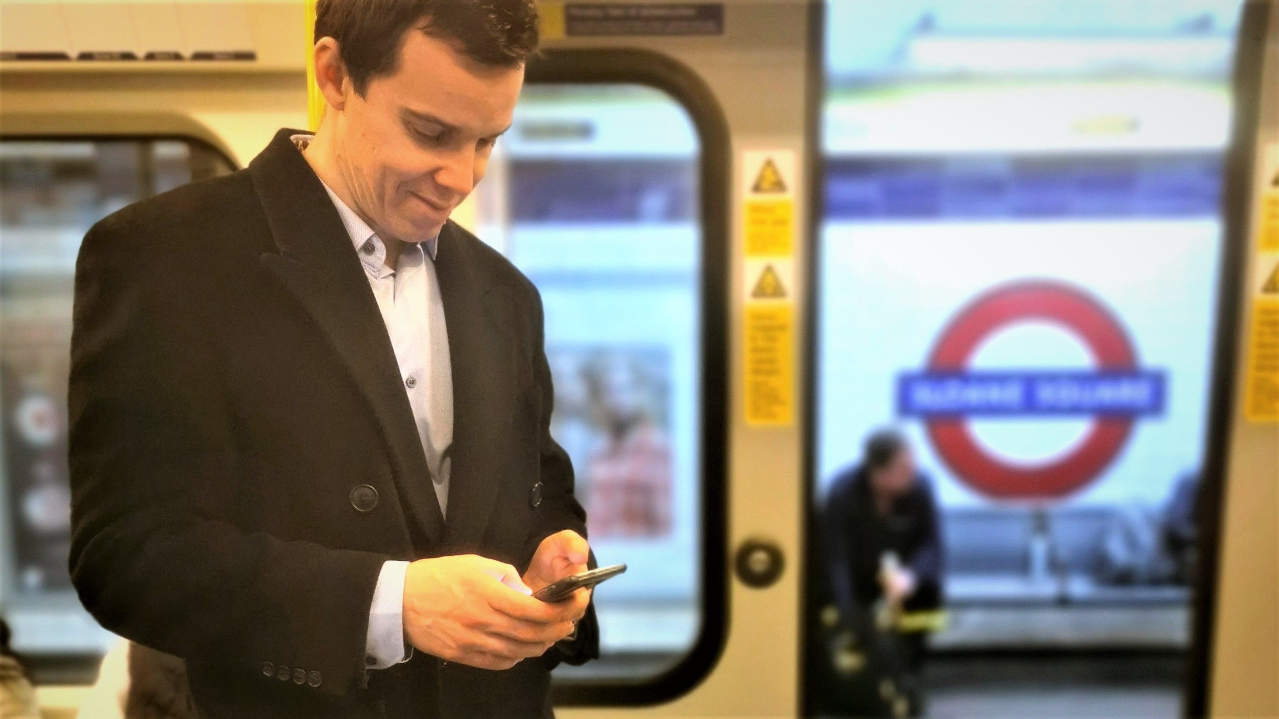 london presentation skills, andrew mcfarlan on the london underground