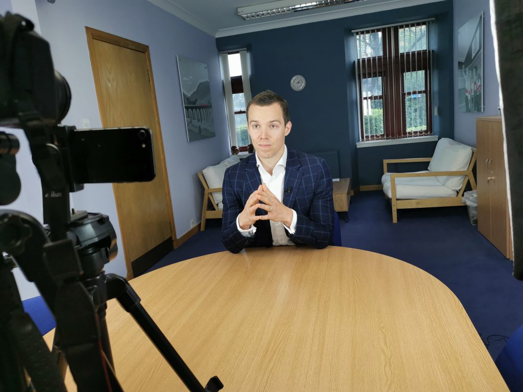 five most common interview questions and how to answer them, andrew mcfarlan speaks to camera